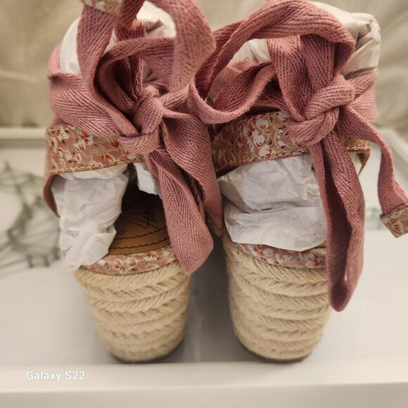 PATRICIA Nash Riva Wedge Sandals Blush Bouquet, SZ 8, NIB - Picture 8 of 10